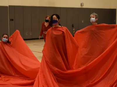 Trinity Movement Choir Rehearsal for "Humankind"