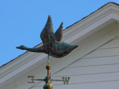 Duck weathervane