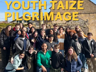 Youth gathered in Taize