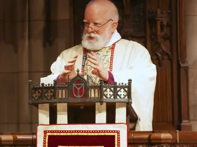 Andrew M.L. Dietsche in the pulpit