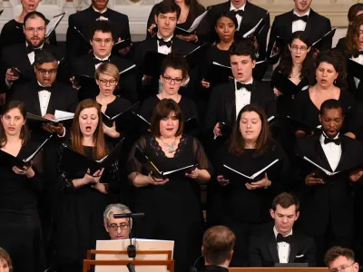Downtown Voices perform at Trinity Church