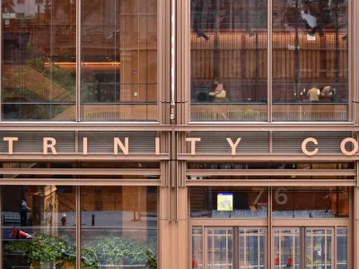 Entrance to Trinity Commons, 76 Trinity Place