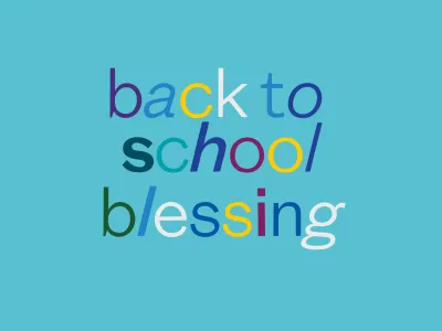  Back to School Blessing