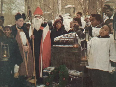 Twas reading event at Trinity Cemetery 