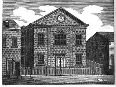 An engraving of the African Free School