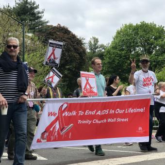 Trinity Church Wall Street team in 2019 Aids Walk New York