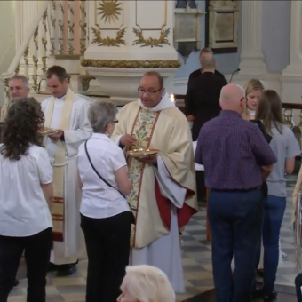 Father Phil at 15th anniversary of 9/11