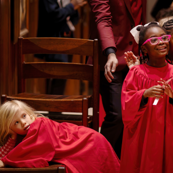 The Sing, Choirs of Angels holiday concert brought together the voices of all the Trinity ensembles — including Trinity Youth Choir.