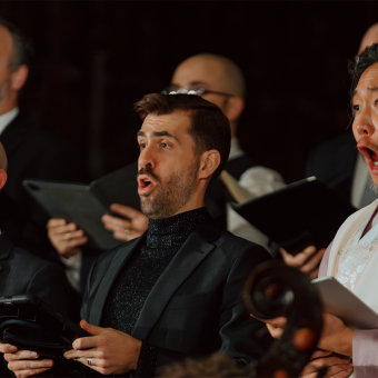 Choir sings passionately at Trinity Church