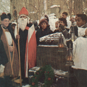 Twas reading event at Trinity Cemetery 