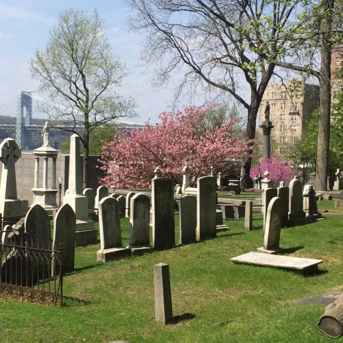 Tombstones at Trinity Cemetery