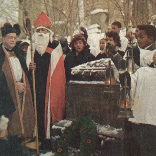 Twas reading event at Trinity Cemetery 